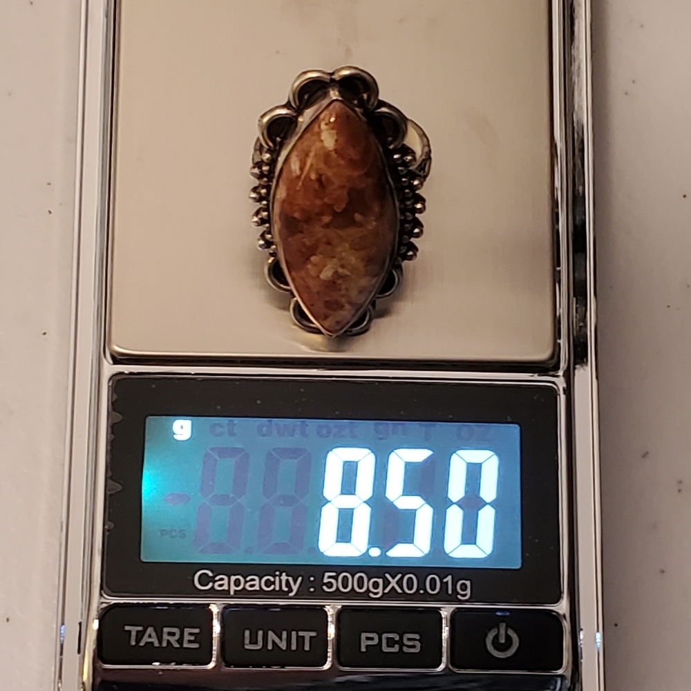 Sterling Silver Stone Ring - Picture 6 of 12